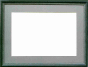 Grey wooden frame, Grey mount
